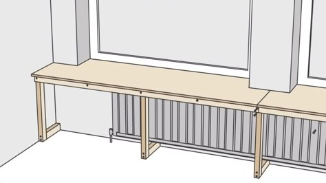 Window Seat Design, Home Radiators, Diy Interior, Living Room Inspo, Window Seat, Front Room, Living Room Inspiration, Interior Design Bedroom, Diy Bedroom Decor