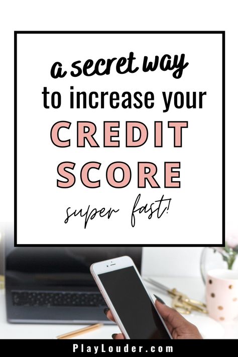 A secret way to increase your credit score super FAST! Increasing Credit Score, Rebuild Credit Score, Credit Score Tips, Better Credit Score, Boost Credit Score, Credit Repair Letters, Fix My Credit, Rebuilding Credit, How To Fix Credit