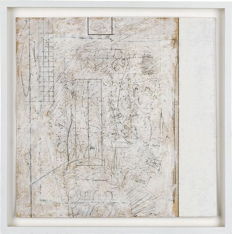 Robert Ryman Grey Drawing #8, 1962 Work on Paper  charcoal, graphite, and pastel on cream paper  25.4 × 25.4 Size (cm) Grey Drawing, Robert Ryman, Raw Artists, Monochromatic Art, Frank Stella, Master Drawing, Action Painting, Modern Artists, Conceptual Art