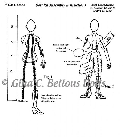 Here is a quick and easy method for assembling 1/12th scale miniature dolls. It will also work with larger dolls. This method will give you a nice, clean looking body with flexibility to enable posing the doll for a natural, realistic look. I have been using this method for my entire doll career and really […] Figure Proportions, Sculpting Tutorials, Doll Making Tutorials, Dollhouse Tutorials, Sculpted Doll, Miniature Doll, Miniature Diy, Assembly Instructions, Miniatures Tutorials