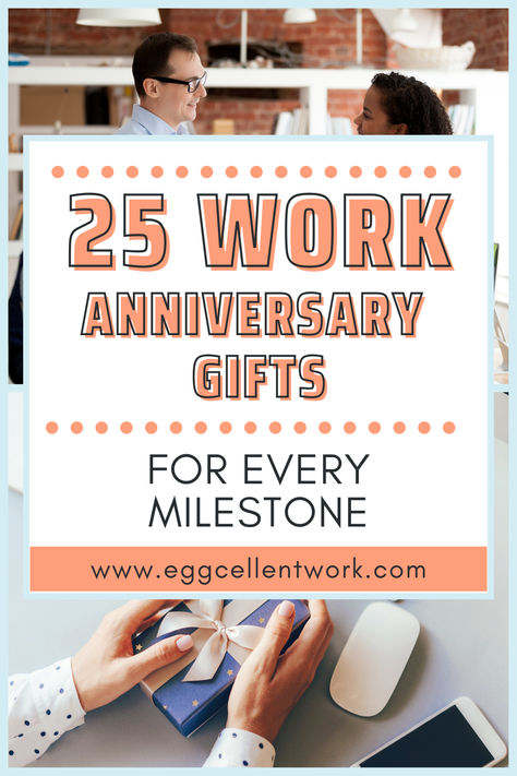 Finding the right gift for each employee's work anniversary often feels like a daunting task. Our collection of 25 creative presents caters to various milestones, whether it's a 1-year, 5-year, 10-year anniversary or a 30-year career landmark. Save this pin to ensure you always have fresh, meaningful gift ideas that will delight your dedicated team members. Meaningful Gift Ideas, Work Anniversary Gifts, Work Anniversary, Year 5, 10 Year Anniversary, Show Appreciation, Team Members, Employee Gifts, Year Anniversary