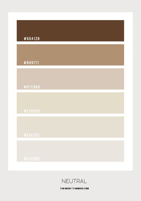 neutral color combo, neutral color combination, neutral color palette, neutral color hex #colorcombo #colorscheme #colorscheme Neutral Hex Codes, Beige Color Code, Room Colour Schemes, Neutral Living Room Colors, Calm Living Room, Living Room Colour, Living Room Colour Schemes, Flat Color Palette, Beige Color Palette