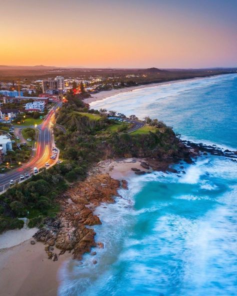 Coolum Beach Australia, Coolum Beach, Dreamy Sunset, Friend Scrapbook, Beach Australia, Beaches In The World, Sunset Views, Whale Watching, Sunshine Coast