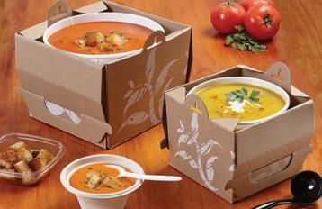 Soup To Go Packaging, Soup Packaging Design, Soup Packaging, Rustic Coffee Shop, Food Delivery Packaging, Fast Food Advertising, Pasta Box, Food Box Packaging, Food Advertising