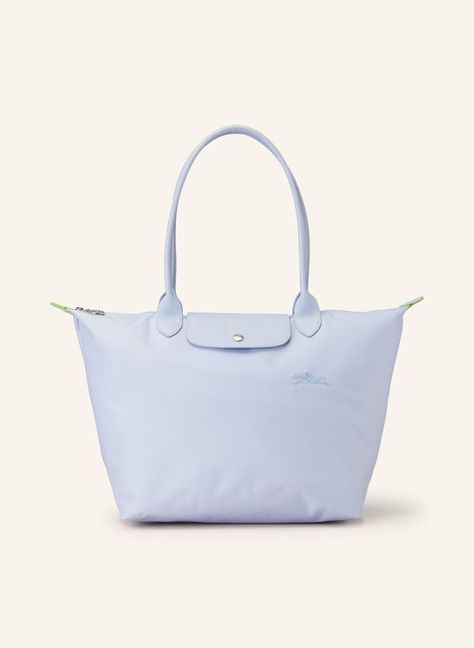 Long Champ, University Bag, Longchamp Bag, Dream Bags, Devil Wears Prada, Blue Handbags, Blue Tote, Luxury Purses, Pretty Bags