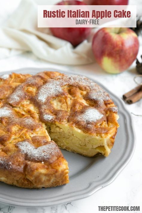 Dessert Apple, Rustic Italian, Rustic Traditional, Best Cake Recipes, Dairy Free Dessert, Italian Desserts, Apple Cake, Best Dessert Recipes, Fruit Desserts