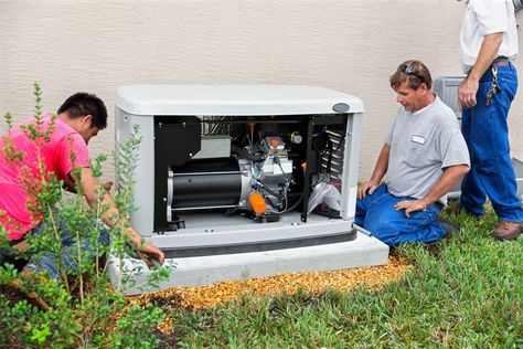 Installing an whole house emergency generator for hurricane season Home Backup Generator, Home Generator, House Generator, Emergency Generator, Whole House Generators, Generators For Sale, Backup Generator, Flooded Basement, Generator House