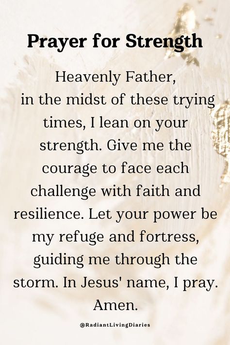 a pinterest pin related to prayers for difficult times - prayer for strength Prayer For Difficult Times, Strength Prayer, Prayers For Strength And Healing, Prayer For Strength, Prayer For Comfort, Prayer For My Family, Finding Strength, Prayers For Hope, Prayers Of Encouragement