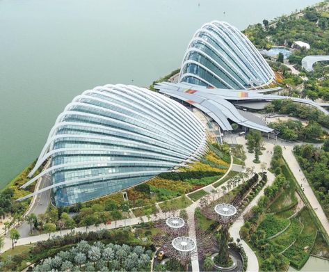 What is Sustainable Architecture - Barker Associates Sustainable Design Architecture, Environmental Architecture, Singapore Garden, Flower Dome, Build Your House, The Cloisters, Architecture Poster, Garden Park, Gardens By The Bay