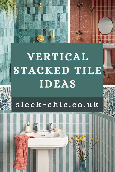 Zellige Tile Vertical Stack, Subway Tile Vertical Offset, Shower Remodel Subway Tile, Staggered Vertical Subway Tile, Vertical Tile Shower Ideas Walk In, Subway Tile Ideas For Bathroom, Tile Wainscotting In Bathroom, Bathroom Tiles Accent Wall, Vertical Bathroom Tile Ideas