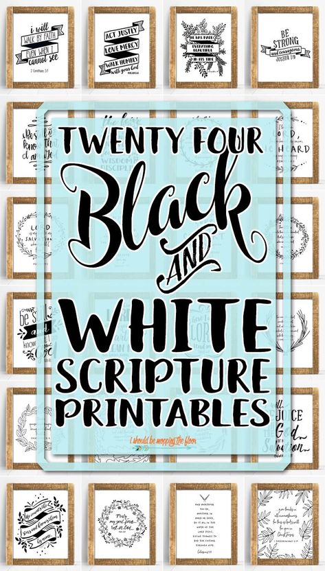 Kitchen Verses Scriptures, Stencil Quotes, Printables Organizational, Black And White Printables, Free Printable Black And White, Free Christian Printables, Printables Ideas, Organizational Printables, Printable Scripture