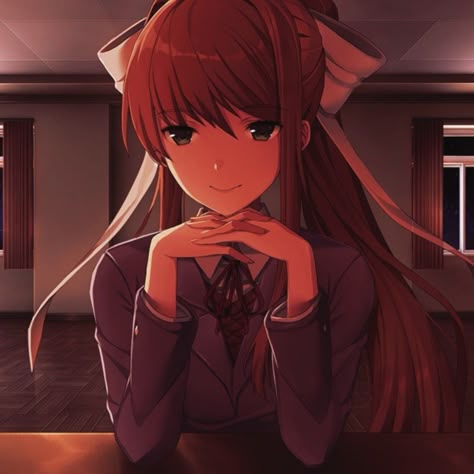 doki doki literature club icon Just Monika, Anime