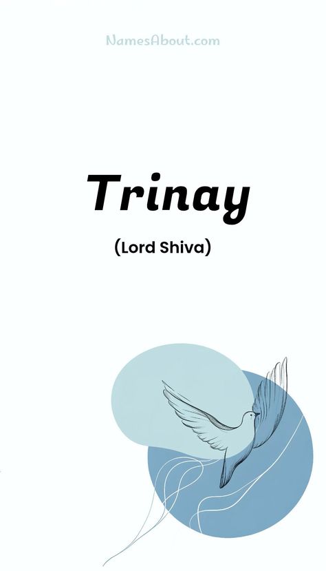 Trinay is a boy name with Hindi origin thats popular in Hindu/Indian and it means Lord Shiva. Trinay lucky number is 6 Shiva Names For Boys, Boys Names Unique Indian Hindu, Sanskrit Boy Names, Cute Baby Boy Names Unique, Unique Sanskrit Words, Hindu Baby Boy Names Unique, Shiva Name, Hindu Names For Boys, Names That Mean Beautiful