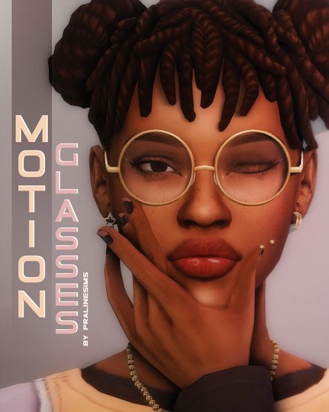 MOTION Glasses | Patreon Sims 4 Cc Round Glasses, Sims 4 Jewelry Cc Maxis Match, Sims 4 Guide, Weird Candy, Sims Accessories, Cc Clothing, Furniture Cc, Sims 4 Piercings, Organisation Tips