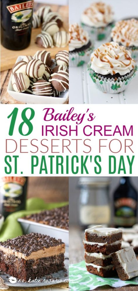 Irish Whiskey Truffles, Irish Cream Recipe Desserts, Breakfast Ideas For A Group, Irish Cream Desserts, Irish Dessert, Irish Cream Truffles, Irish Dessert Recipes, Irish Desserts Traditional, Baileys Dessert