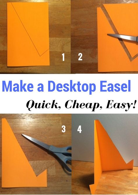 Make this easel craft and use it to design your classroom, hold directions, and communicate to students. Growing Grade By Grade Blog Diy Easel Tabletop, Diy Picture Stand, Diy Book Stand, Cardboard Easel, Diy Easel, Elementary Science Activities, Tabletop Easel, Fun Classroom Activities, Classroom Tips