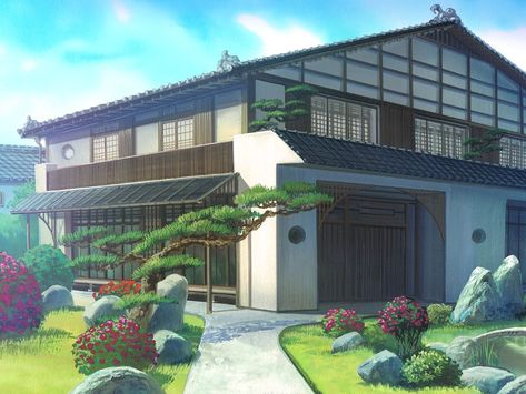 A Woman (Y/N) meeting a demon fox of Konohagakure also known as Narut… #fanfiction #Fanfiction #amreading #books #wattpad Anime Japanese House, Anime House, Studio Ghibli Background, Japanese Style House, Traditional Japanese House, Anime Japanese, Suburban House, Scenery Background, Traditional Houses