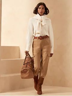 Women's The Utility Edit | Banana Republic October Outfits, Trendy Fall Fashion, Stylish Winter Outfits, Country Wear, Embroidery On Clothes, The Sheep, High Waist Fashion, Dry Cleaners, Interview Outfit