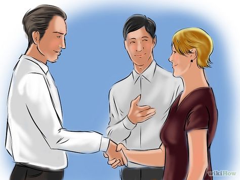 How to Introduce People: 7 Steps (with Pictures) - wikiHow Conversation Pictures, Professional Etiquette, Picture Of A Person, Proper Etiquette, Life Skills Class, Human Pictures, Good Introduction, Business Network, Good Manners