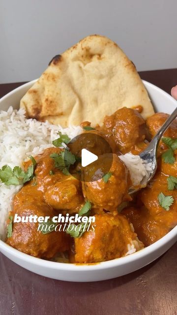 Erin Antoniak | BUTTER CHICKEN MEATBALLS 🫶🏻 new!!! i’m so excited to share this incredibly delicious recipe with you. these meatballs are creamy,... | Instagram Butter Chicken Meatballs, Erin Lives Whole, 2024 Meals, Favorite Recipes Dinner, Perfect Dinner, Chicken Meatballs, Eat Real Food, Indian Recipes, Butter Chicken