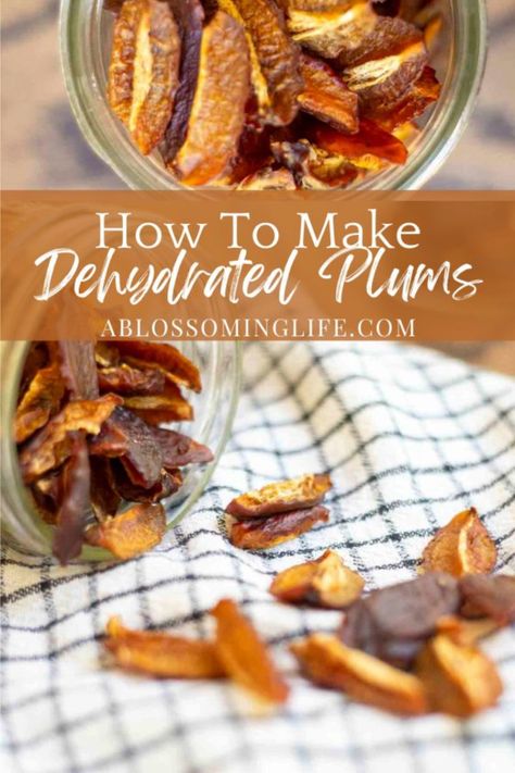 🍑🔥 Ever wondered how to turn a humble plum into something magically delicious? Learn how to dehydrate plums! From choosing the right plums to mastering the dehydration process, we’ve got you covered. Say 'Hello' to plum-tastic snacks! 🍑🔥 Plum Preserves, Yellow Plums, Dehydrating Food, Dried Plums, Magically Delicious, Dehydrated Food, Silicone Baking Mat, Dehydrator Recipes, Reduce Food Waste