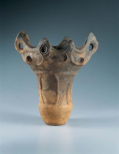 Jomon, meaning “cord-marked,” refers to the impressions left from rolling braided or twisted ropes across the surface of moist clay vessels in the Neolithi... Jomon Era, Kimbell Art Museum, Jomon Period, Clay Vessels, Neolithic Period, Coil Pottery, Cultural Artifact, Ancient Japan, Old Pottery