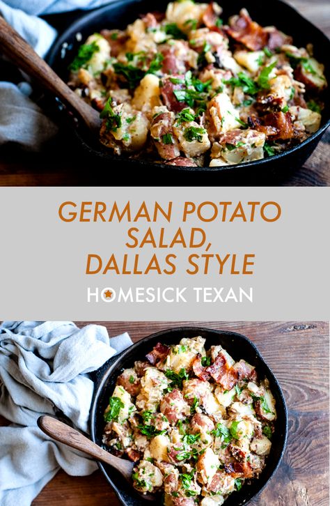 Texan Food, Texan Recipes, Texas Foods, Homesick Texan, Potato Salads, German Potato, German Potato Salad, Texas Food, Bbq Sides