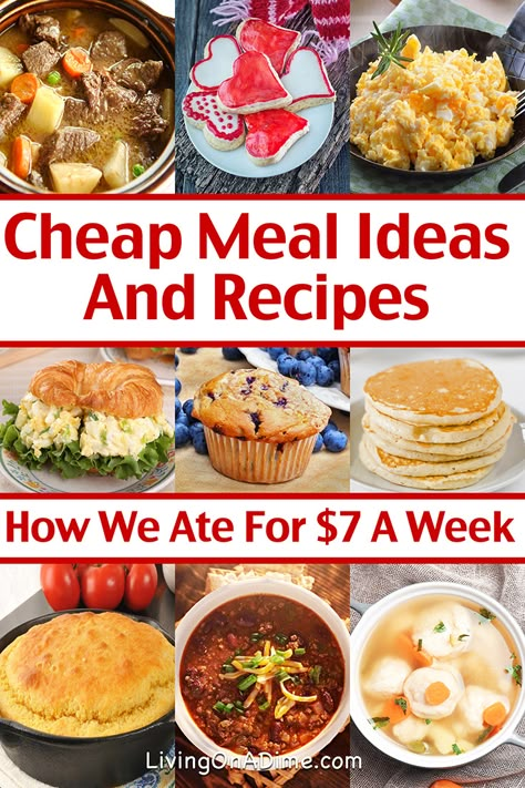 Broke Recipes Cheap Meals, Cheap Meal Ideas For Two, Cheap Eating, Easy Homemade Pancake Recipe, Eating Cheap, Budget Bites, Cheap Meals For Two, Cheap Meal Ideas, Cheap Family Dinners