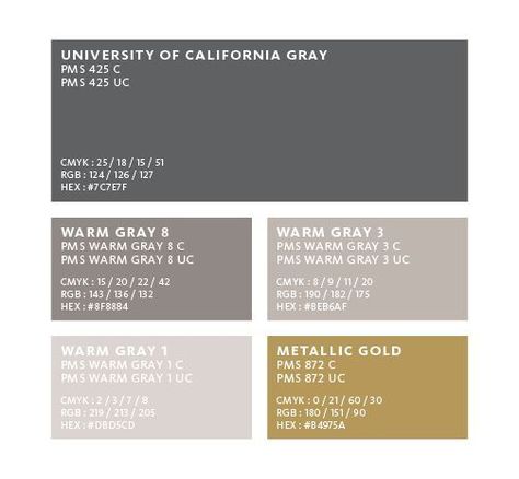 Warm greys & gold colour palette Gold Color Cmyk, Pantone Metallic Gold, Gold Colour Palette, Silver Color Palette, Identity Guidelines, Website Color Schemes, Brand Palette, Website Color Palette, Gold Color Palettes