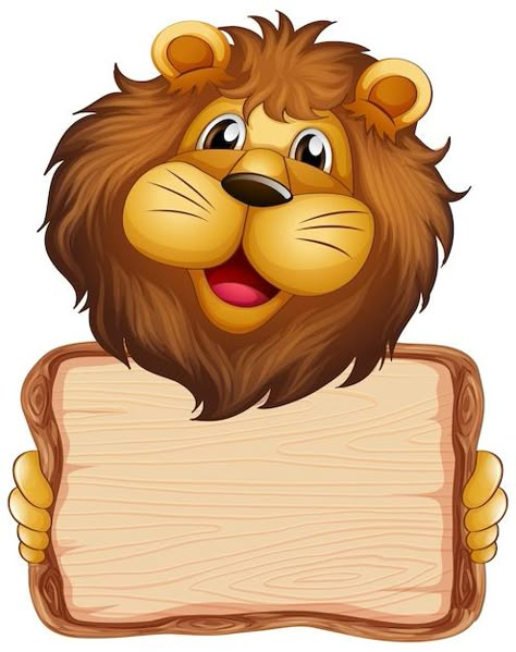 Cartoon Template, Lion Clipart, Daniel And The Lions, Safari Theme Birthday, Animal Templates, Lion Poster, Drawing Lessons For Kids, Doodle Frames, Preschool Activities Toddler