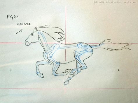 Animal Animation, James Baxter, Horse Animation, Horse Running, Pencil Test, Running Horse, Animation Sketches, Horse Drawing, Animation Tutorial