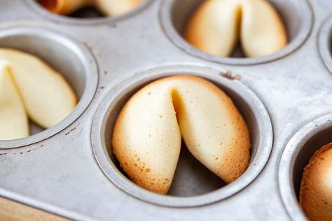 Fortune Cookie Recipe - How to Make Homemade Fortune Cookies! Easy Fortune Cookies, Homemade Fortune Cookies, Chinese Fortune Cookie, Fortune Cookies Recipe, Fortune Cookies, Best Cookie Recipes, Perfect Cookie, Fortune Cookie, Easy Cookie Recipes