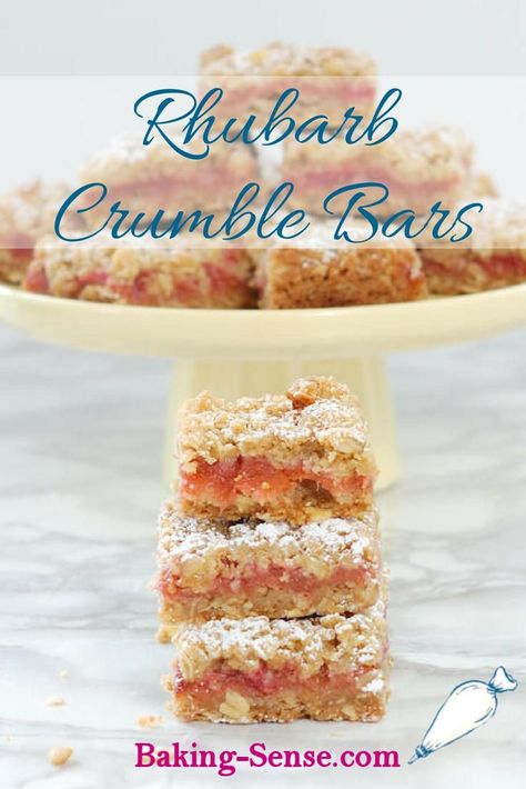 Rhubarb Crumble Bars, Rhubarb Bars Recipes, Rhubarb Squares, Strawberry Rhubarb Bars, Easy Rhubarb Recipes, Rhubarb Desserts Recipes, Strawberry Rhubarb Recipes, Rhubarb Bars, Strawberry Rhubarb Crumble