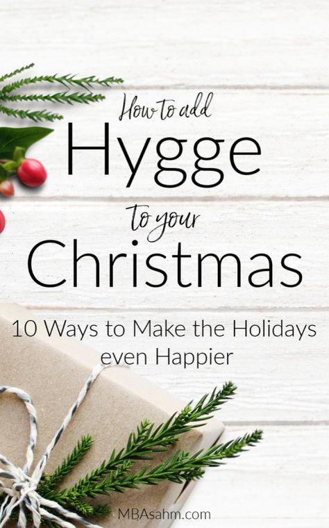 There's no better time than Christmas to start adding hygge (the Danish concept of happiness) to your life! These ideas will help get you started! Different Ways To Celebrate Christmas, Hygge Christmas Decorations, Cozy Minimalist Christmas, Hygge Christmas Tree, Hygge Christmas Aesthetic, Hygge Christmas Decorating Ideas, Hygge Christmas Decor, Hygge Holiday, Christmas Hygge