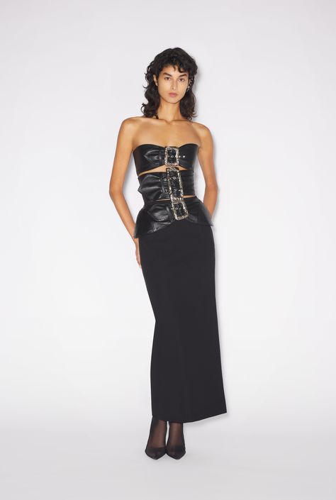 Jean Paul Gaultier - The Buckle Dress Glam Rock Outfits, Jean Paul Gaultier 90s, Gaultier Dress, Jean Paul Gaultier Dress, Jean Paul Gaultier Haute Couture, Buckle Dress, Rock Outfits, 21st Dresses, Bustier Dress