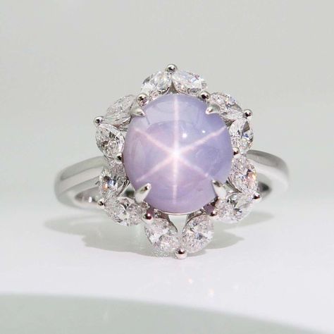 For Sale on 1stDibs - Here is a superb natural star Sapphire and diamond ring. The ring is set in 18k white gold and diamonds. There are Marquis diamonds that make up this setting. Viserra Targaryen, Star Engagement Ring, Star Sapphire Ring, Diamond Cocktail Ring, Sapphire And Diamond Ring, Princess Gown, Star Sapphire, Diamond Cocktail Rings, Ring Ideas