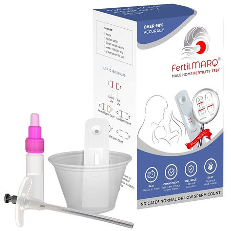 Fertility+Home+Sperm+Test+Kit++Indicates+Normal+or+Low+Sperm+Count++Convenient,+Accurate+and+Private Low Sperm Count, Fertility Testing, Sperm Count, Male Fertility, Fast Results, Men’s Health, Home Health, Fertility, At Home