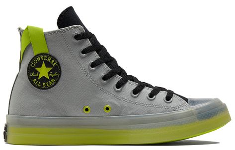 Converse Chuck Taylor All Star CX High 'Ash Stone Lime Twist' 171996C Tenis Converse, Fun Shoes, Buy List, Nursing Shoes, Hype Shoes, Converse Sneakers, Converse Chuck Taylor All Star, Sneaker Collection, Converse All Star