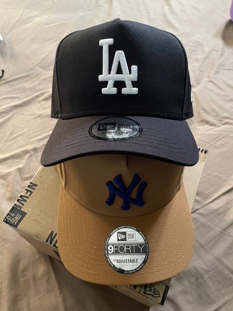 New Era Cap Outfit, Lacrosse Stick Heads, Ny Cap, Sneakers Outfit Men, Hat Aesthetic, Sneaker Outfits, Cap Outfit, New Era 9forty, New Era Cap