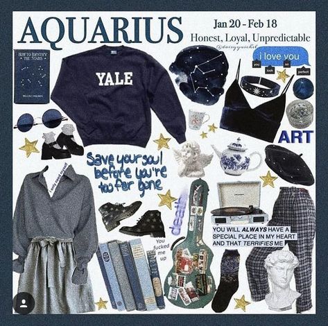 Aquarius Fashion Style, Aquarius Outfits, Aquarius Fashion, Aquarius Style, Zodiac Outfits, Niche Boards, Aquarius Aesthetic, Niche Aesthetic, Aquarius Life