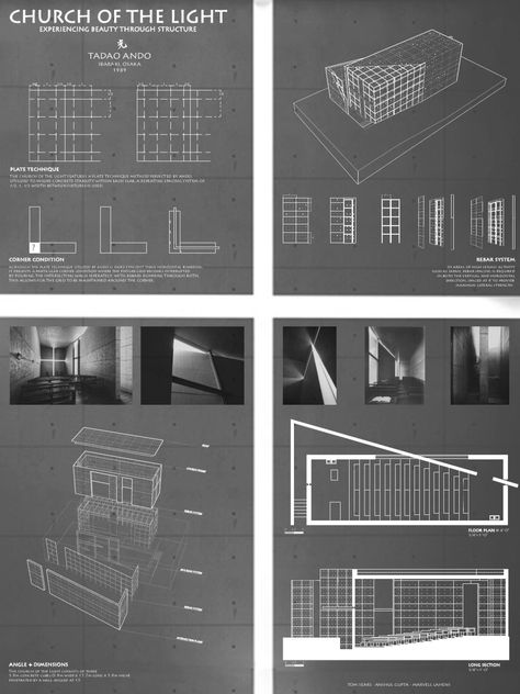 Light Diagrams Architecture, Light Structure Architecture, Light And Shadow Architecture Drawing, Sunlight Diagram Architecture, Tadao Ando Plan, Church Of Light, Koshino House, Church Of Light Tadao Ando, Tadao Ando Architecture