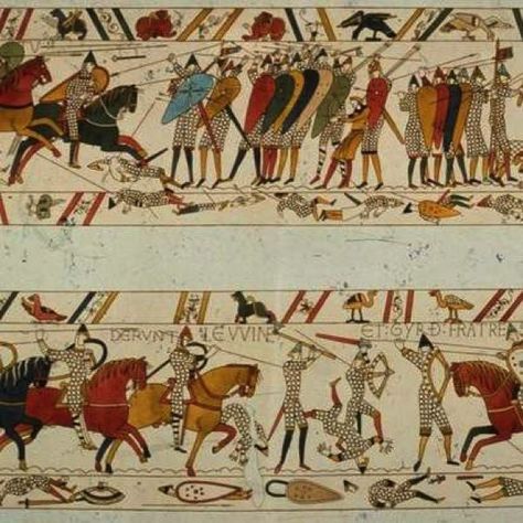 The making of the Bayeux Tapestry: who made it, how long did it take, and how has it survived? Scene King, Battle Of Hastings, Norman Conquest, Grant Wood, Bayeux Tapestry, Royal Portraits, Berthe Morisot, William The Conqueror, Medieval Period