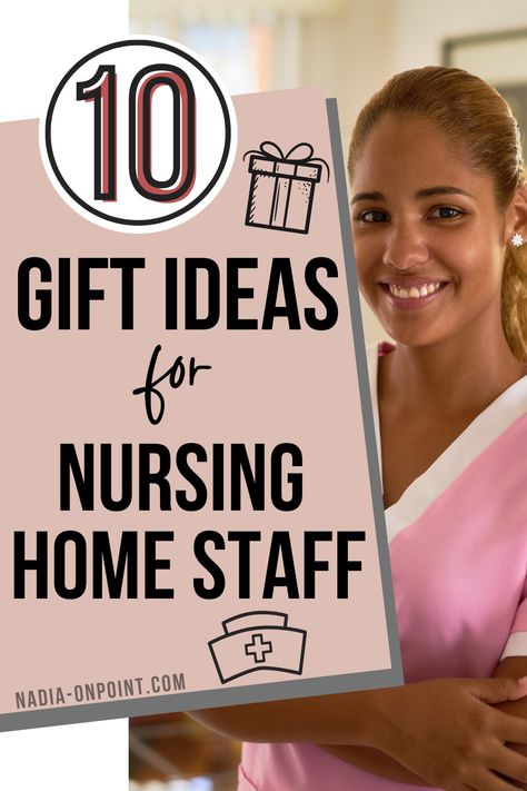 Trendy Gift Guides and Ideas! Here are some great gifts for nursing home staff. gifts for nursing home staff employee appreciation | nursing home staff appreciation gifts | nursing home staff gifts | thank you gifts for nursing home staff | christmas gifts for nursing home staff. #nursing #nurse #gifts #giftideas #nursinghome Nursing Home Worker Gifts, Thank You Gift For Nurses Hospitals, Staff Giveaway Ideas, Nursing Home Birthday Ideas, Nursing Home Thank You Gifts, Assisted Living Staff Appreciation, Nursing Staff Gifts, Nursing Home Appreciation Ideas, Nursing Home Appreciation Week