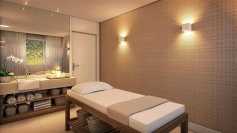 Massage Room Design, Spa Massage Room, Massage Room Decor, Home Spa Room, Esthetician Room Decor, Esthetics Room, Spa Room Decor, Spa Interior Design, Esthetician Room