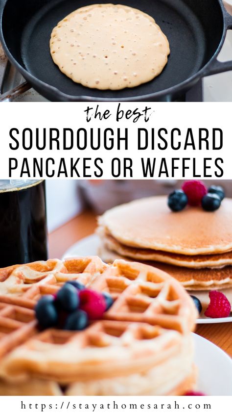 Pancake Discard Recipes, Discarded Sourdough Pancakes, Sourdough Starter Discard Pancakes, Discard Sourdough Waffle Recipe, Sour Dough Discard Waffle Recipe, Discard Pancake Recipe, Sourdough Waffles Quick, Sourdough Discard Pancakes Quick, Sourdough Discard Recipes Pancakes