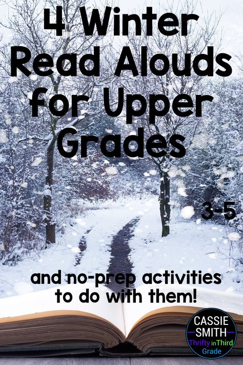 Winter Library Activities For Kids, January 3rd Grade Activities, 3rd Grade Read Alouds Picture Books, January School Activities, Winter Library Lessons, January Library Lessons, January Lesson Plans Elementary, Winter Library Activities, Cause And Effect Anchor Chart