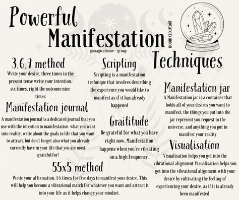 Most Powerful Manifestation Technique, Powerful Manifestation Techniques, Meditation For Manifestation, Easy Manifestation Technique, Powerful Manifestation Methods, Writing Manifestation Methods, Best Manifestation Techniques, Manifestion Techniques, Manifesting Words