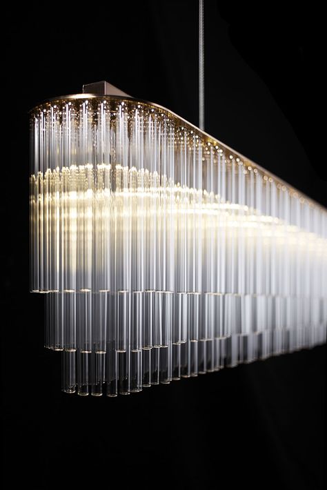 Blitz Design, Large Chandelier, Contemporary Chandelier, Luz Natural, Beautiful Lighting, Linear Chandelier, Luxury Lighting, Chandelier Lamp, Light Design