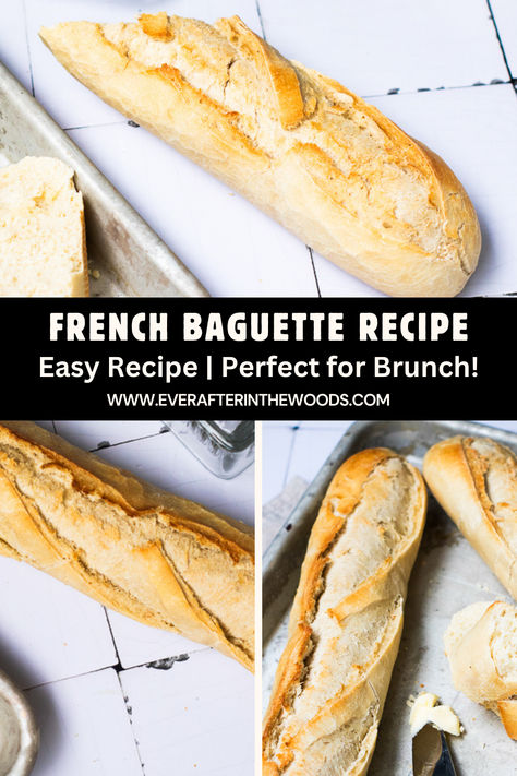 How to Make French Baguettes at Home Baguette Recipe, French Baguette, Travel Diy, Recipes Dessert, Homemade Bread, Simple Ingredient, Easy Recipe, In The Woods, Ever After