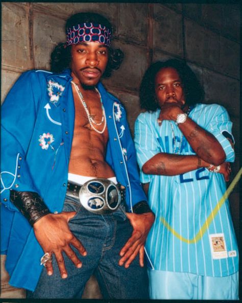 Southern hip-hop pioneers Outkast released their debut album "Southernplayalisticcadillacmuzik" in 1994, accompanied by the hit single "Player's Ball" Andre Benjamin, Gangsta Art, Goodie Mob, Southern Rap, Southern Hip Hop, Hip Hop Aesthetic, Freestyle Music, Mobb Deep, Andre 3000